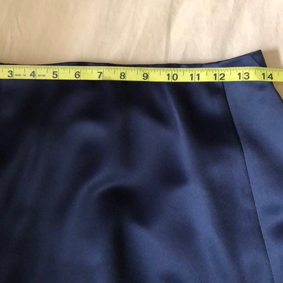 Donna Morgan Navy Blue Formal 2 Piece Skirt & Top Womens 6 Wedding Event - Picture 15 of 15